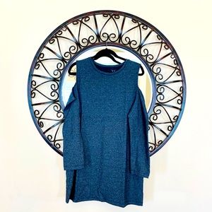 Cold Shoulder Sweatshirt Dress Size XL like new!